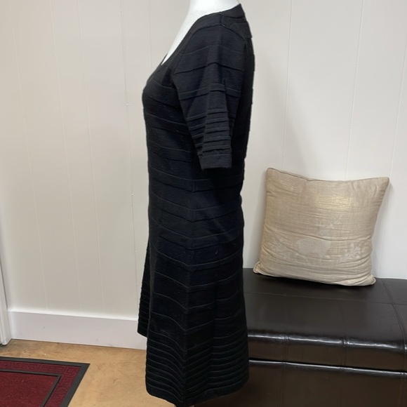 Calvin Klein wool mix,  black, short sleeve,  dress - Picture 5 of 9